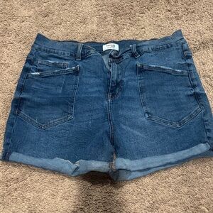 Wrangler Dark Blue Jean Shorts